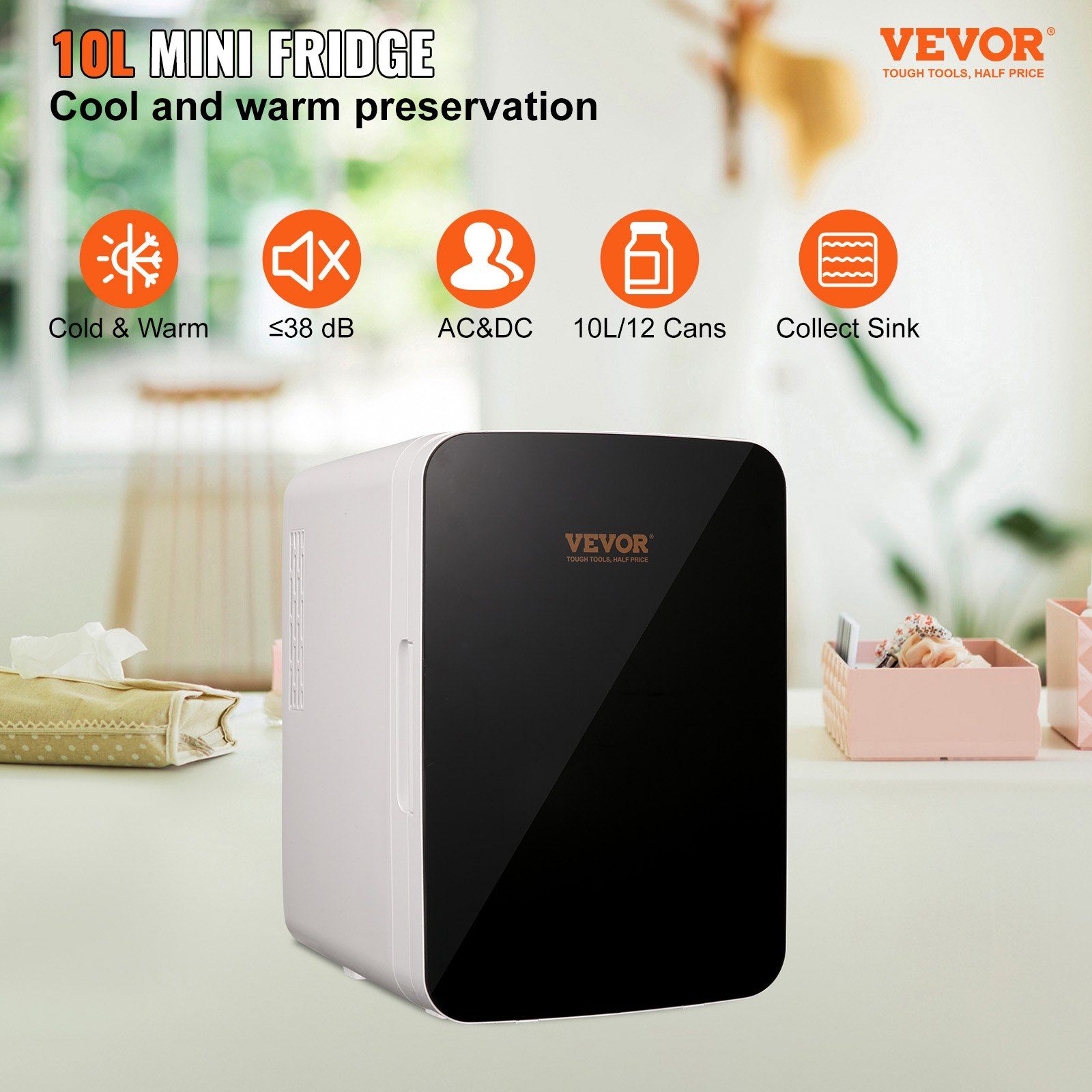 Mini 10-Liter/12-Can Portable  - огляд і ціна Luxury Skincare Fridge